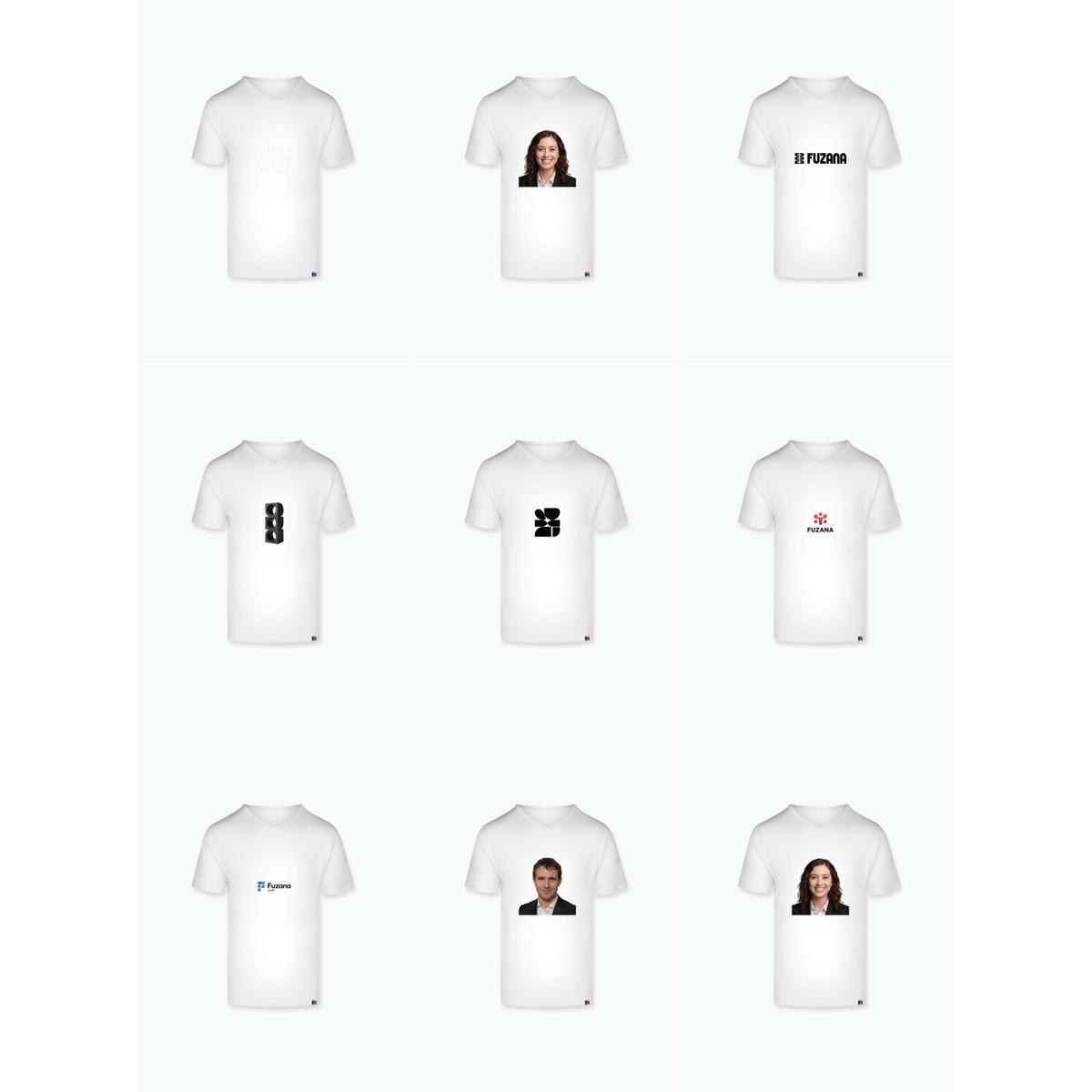 Step 3: Final result - Bulk AI-generated t-shirt mockup