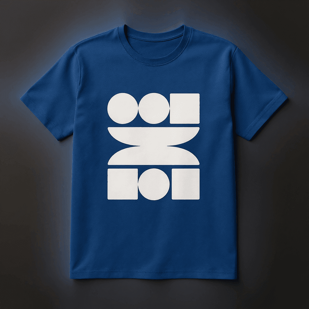 AI-generated product mockup with logo