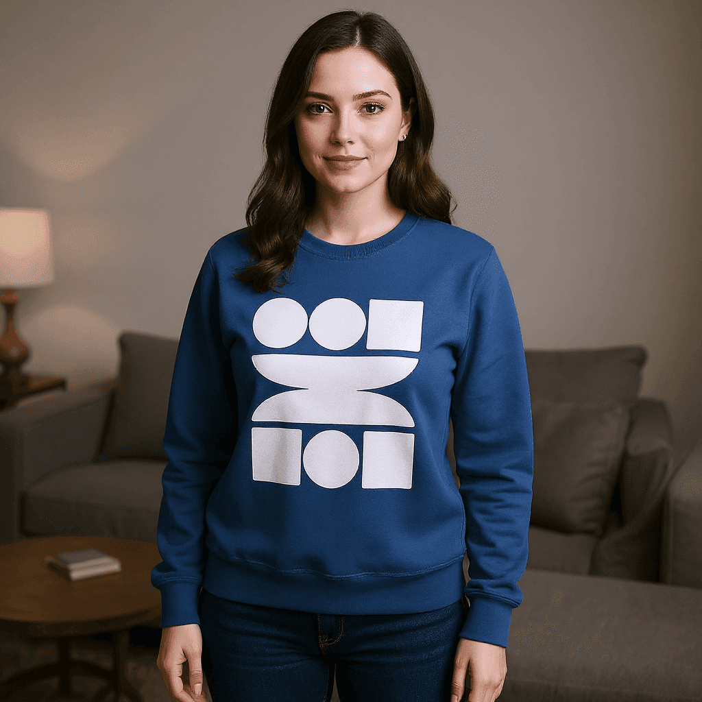 Apparel mockup with logo