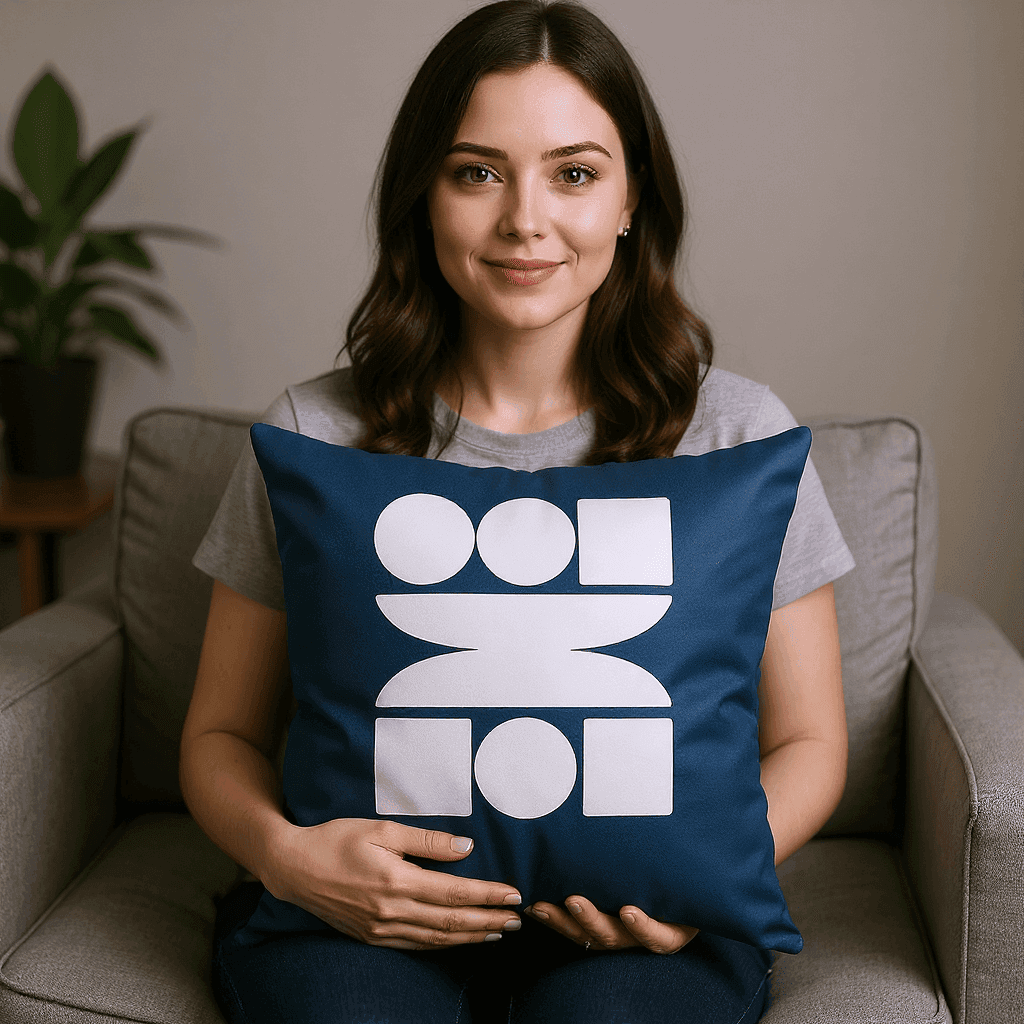 T-shirt mockup with logo