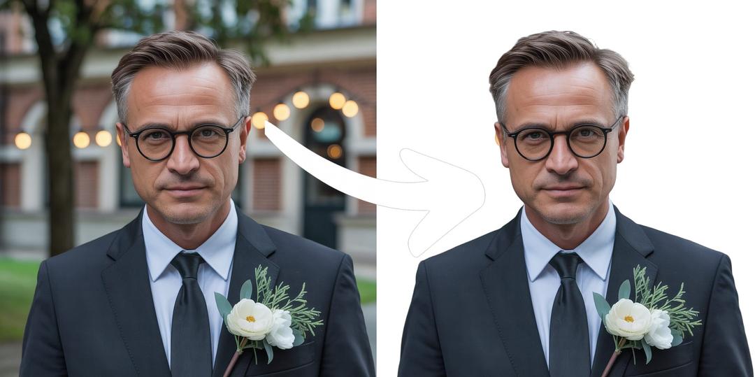 AI-powered background removal result