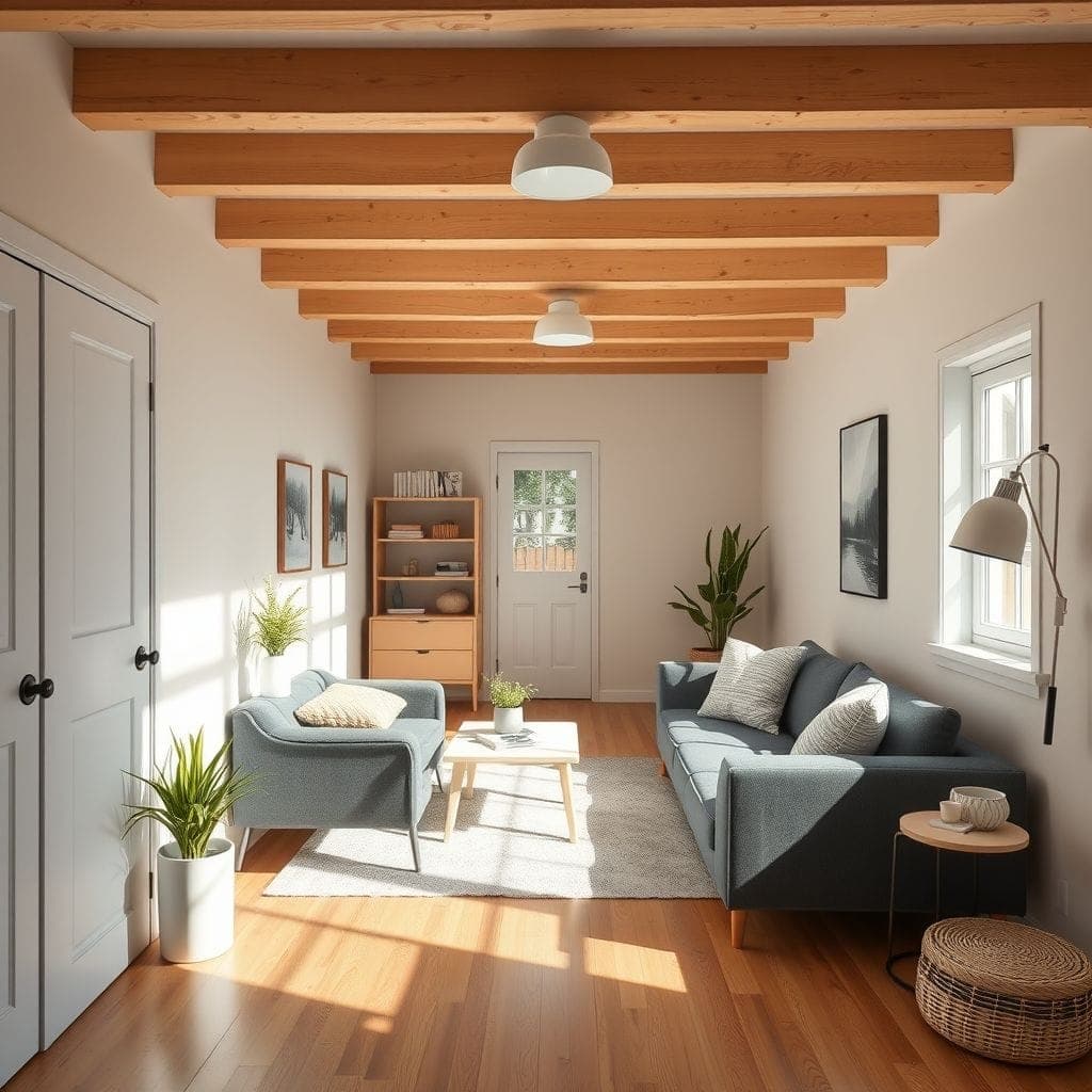 Airbnb Basement design example 2