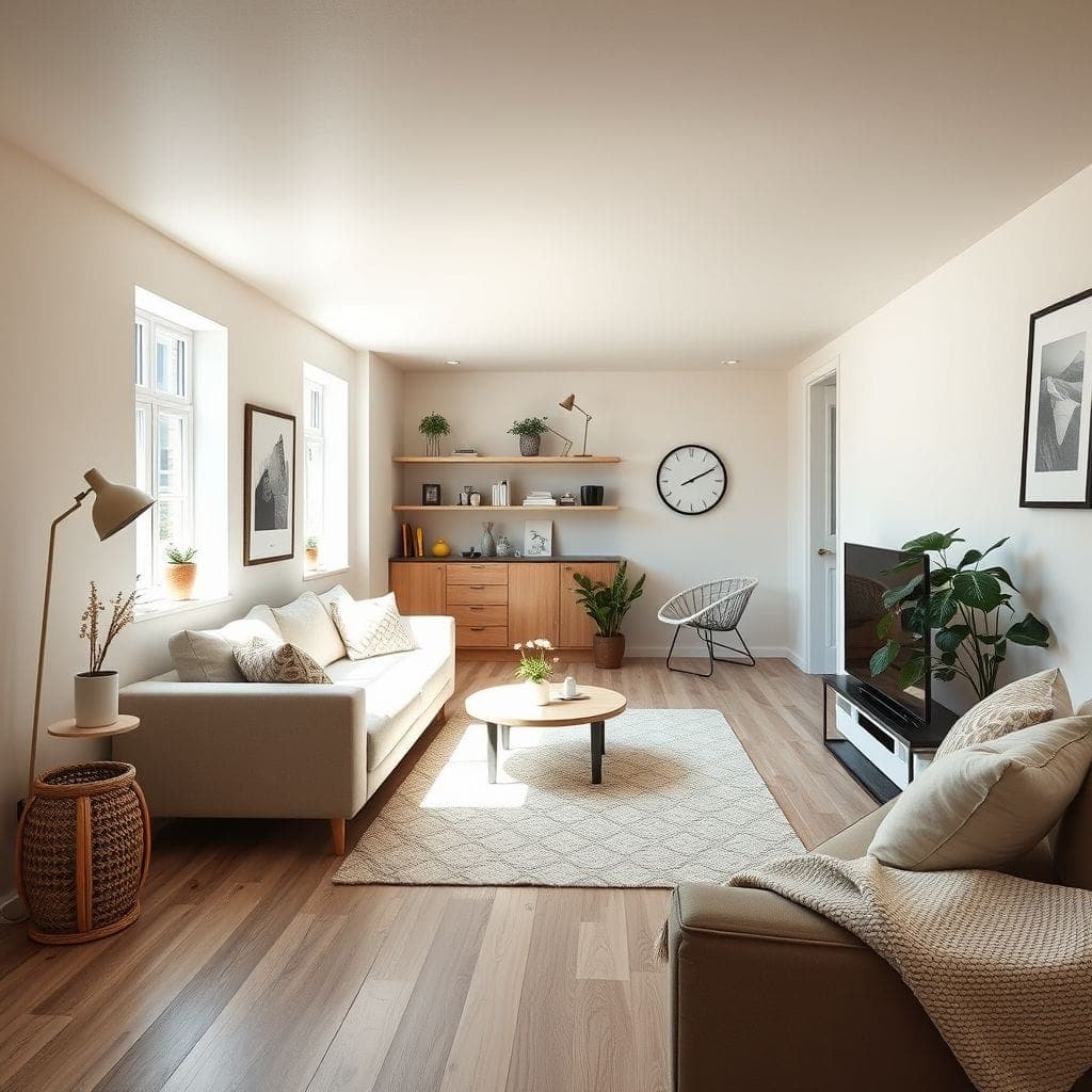 Airbnb Basement design example 3