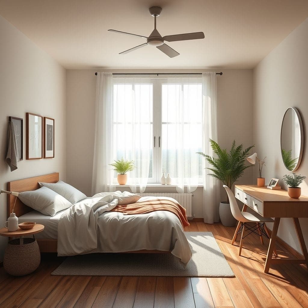 Airbnb Bedroom design example 1