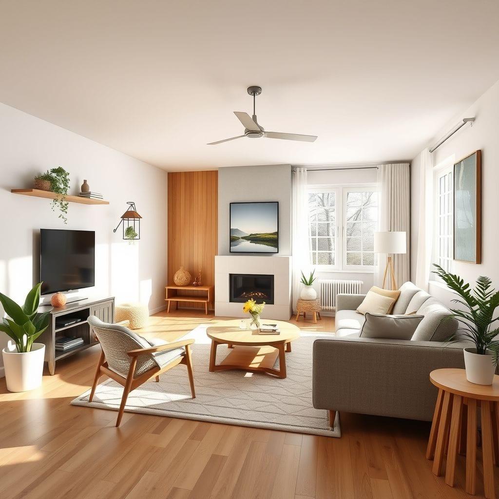 Airbnb Entertainment Room design example 1