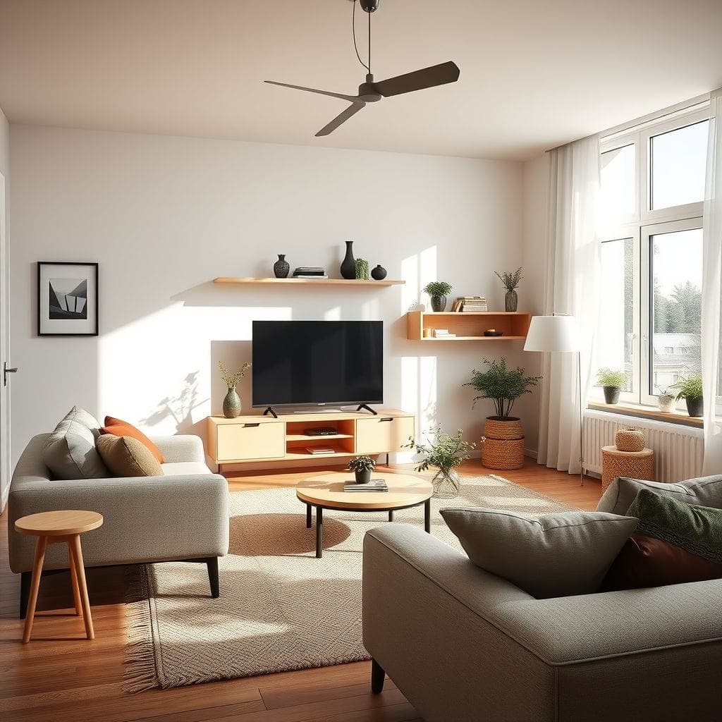 Airbnb Entertainment Room design example 4