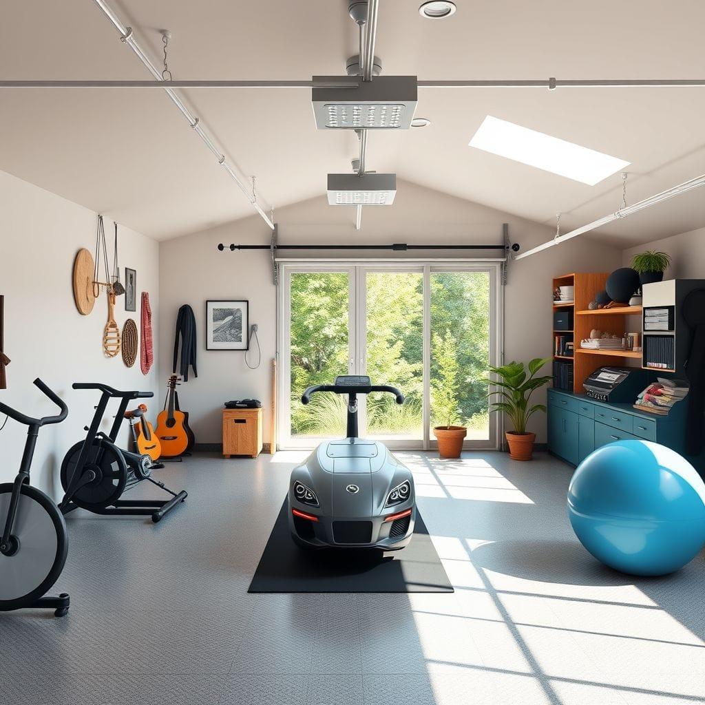 Airbnb Garage Gym design example 1
