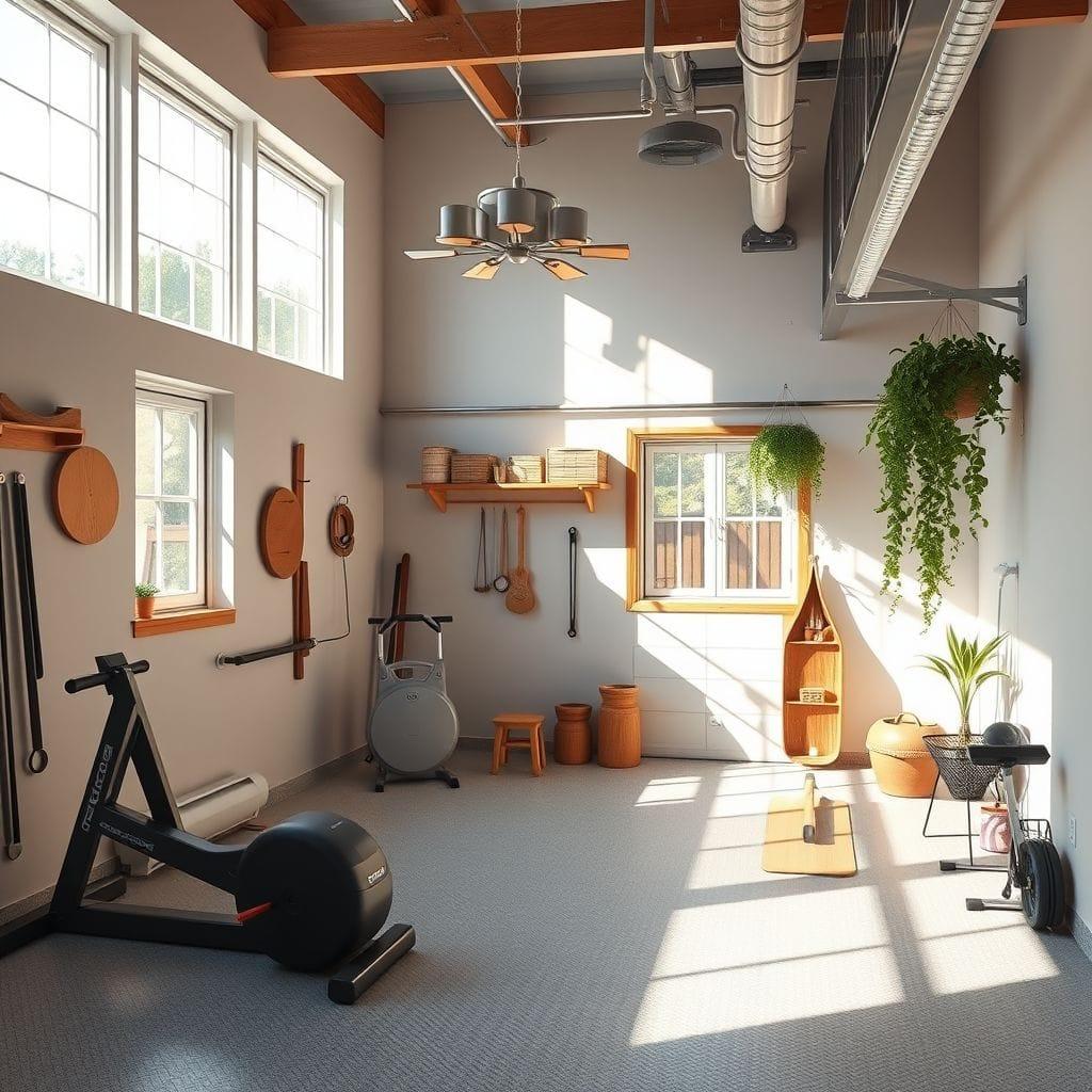 Airbnb Garage Gym design example 3