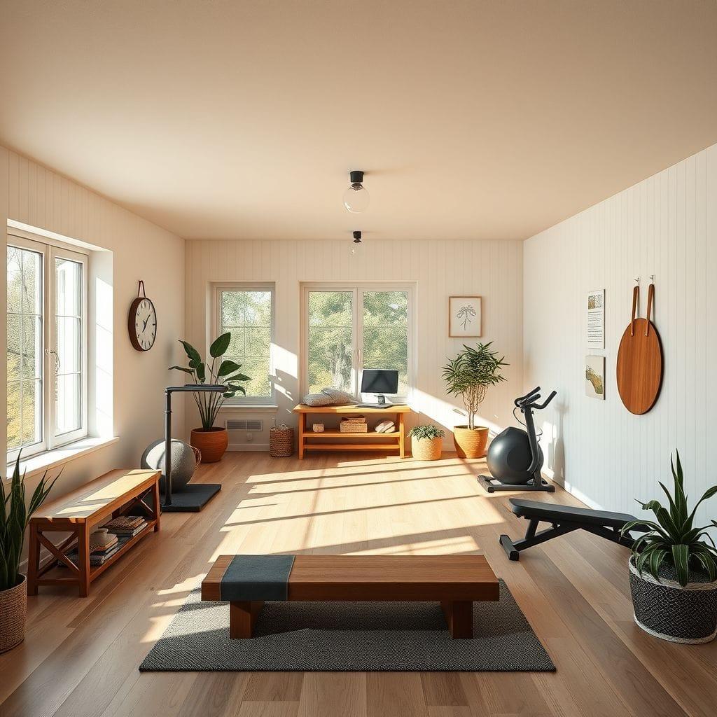 Airbnb Home Gym design example 2