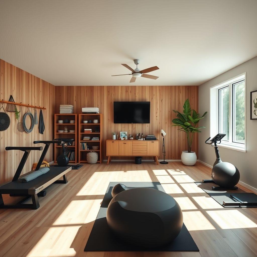 Airbnb Home Gym design example 3