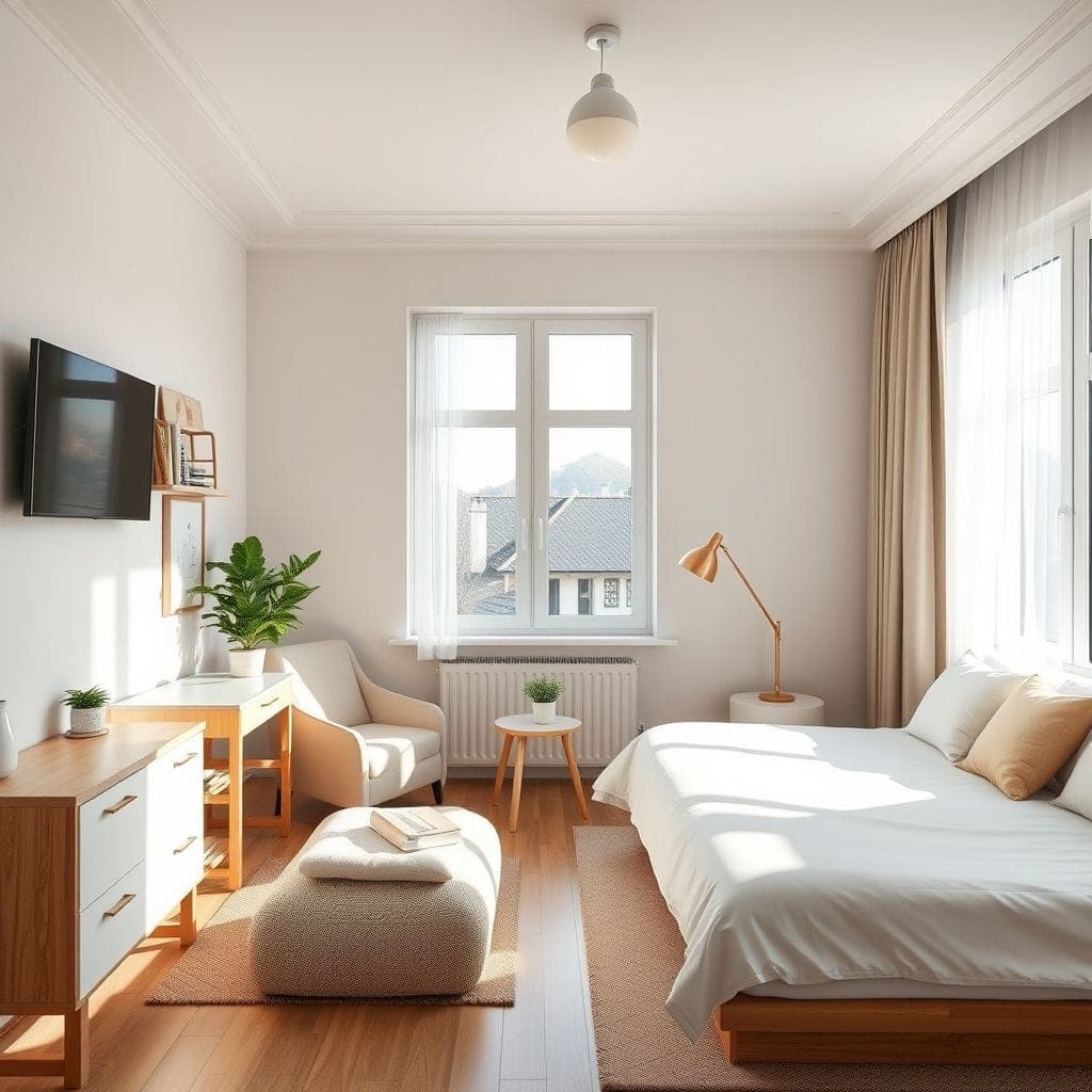 Airbnb Hotel Room design example 2