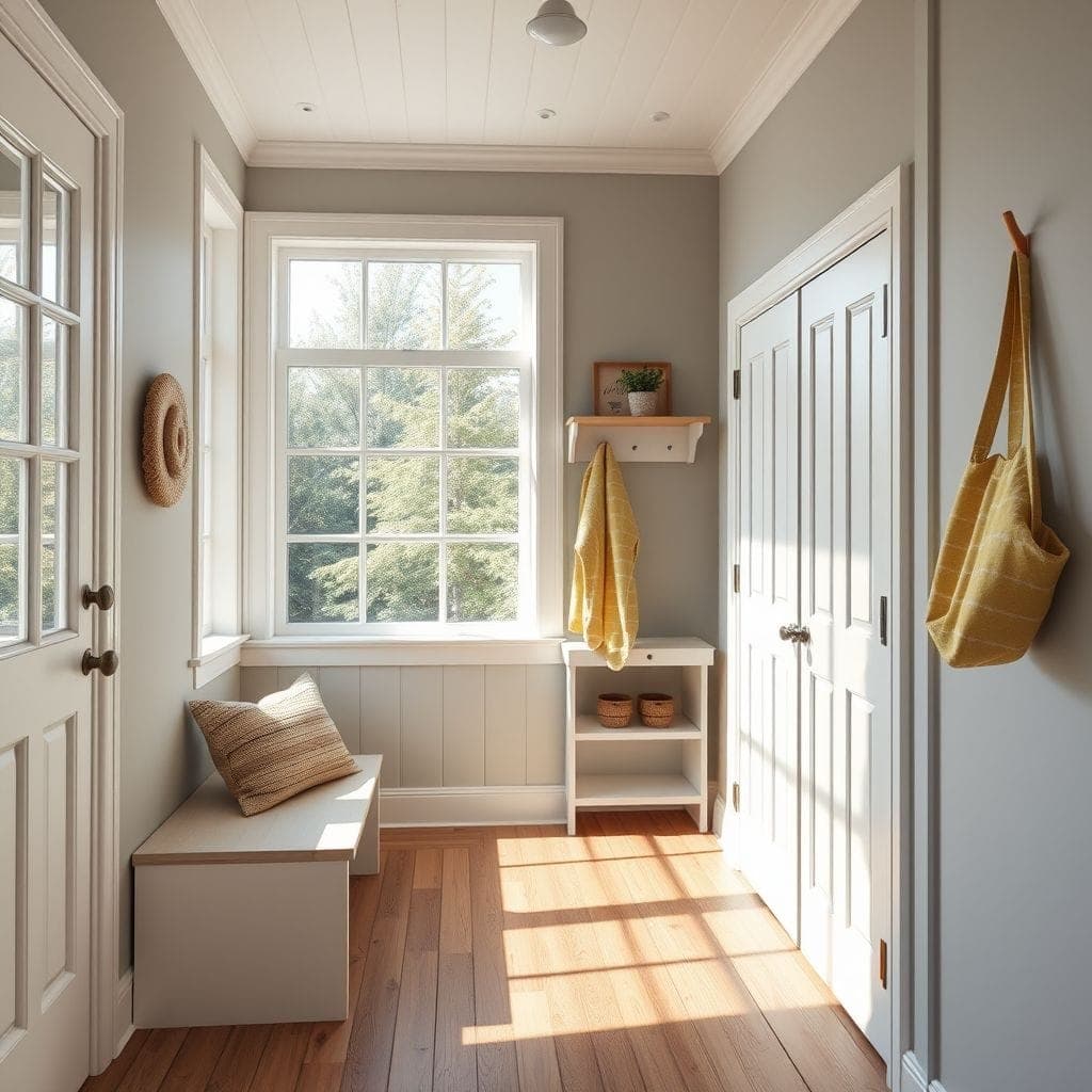 Airbnb Mudroom design example 1