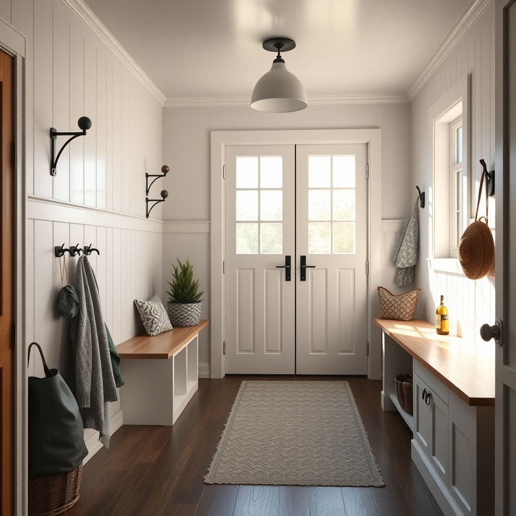 Airbnb Mudroom design example 4