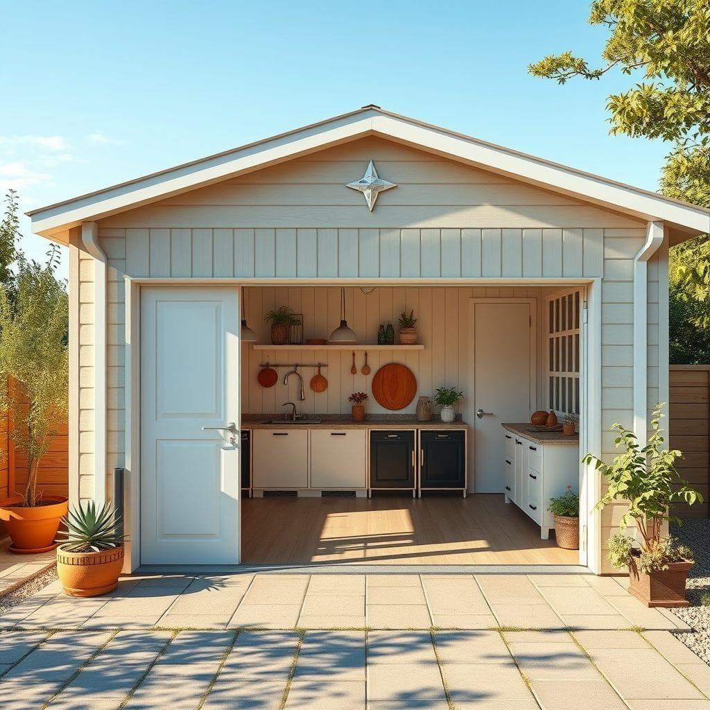 Airbnb Outdoor Garage design example 1