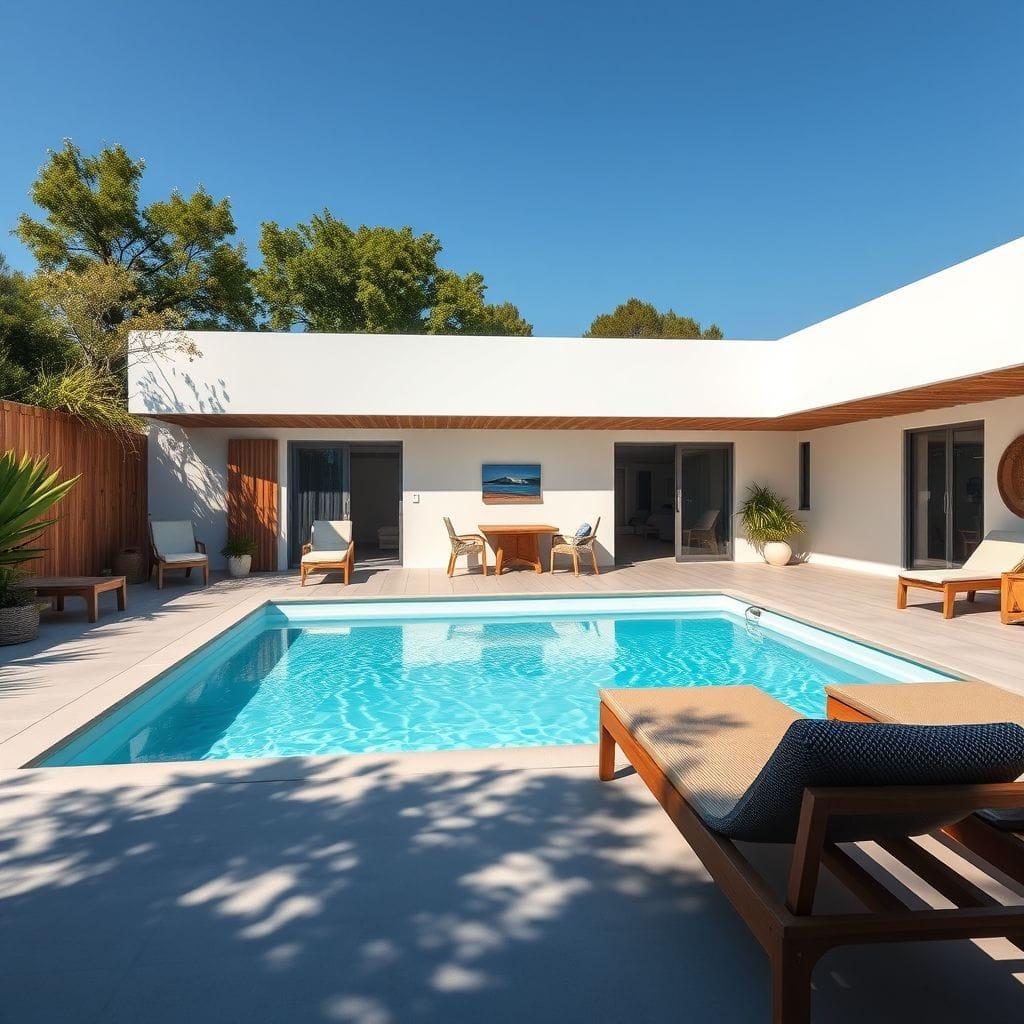 Airbnb Outdoor Pool Area design example 1