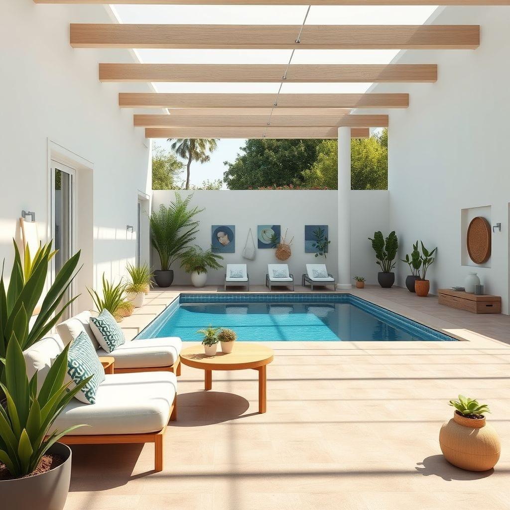 Airbnb Outdoor Pool Area design example 3