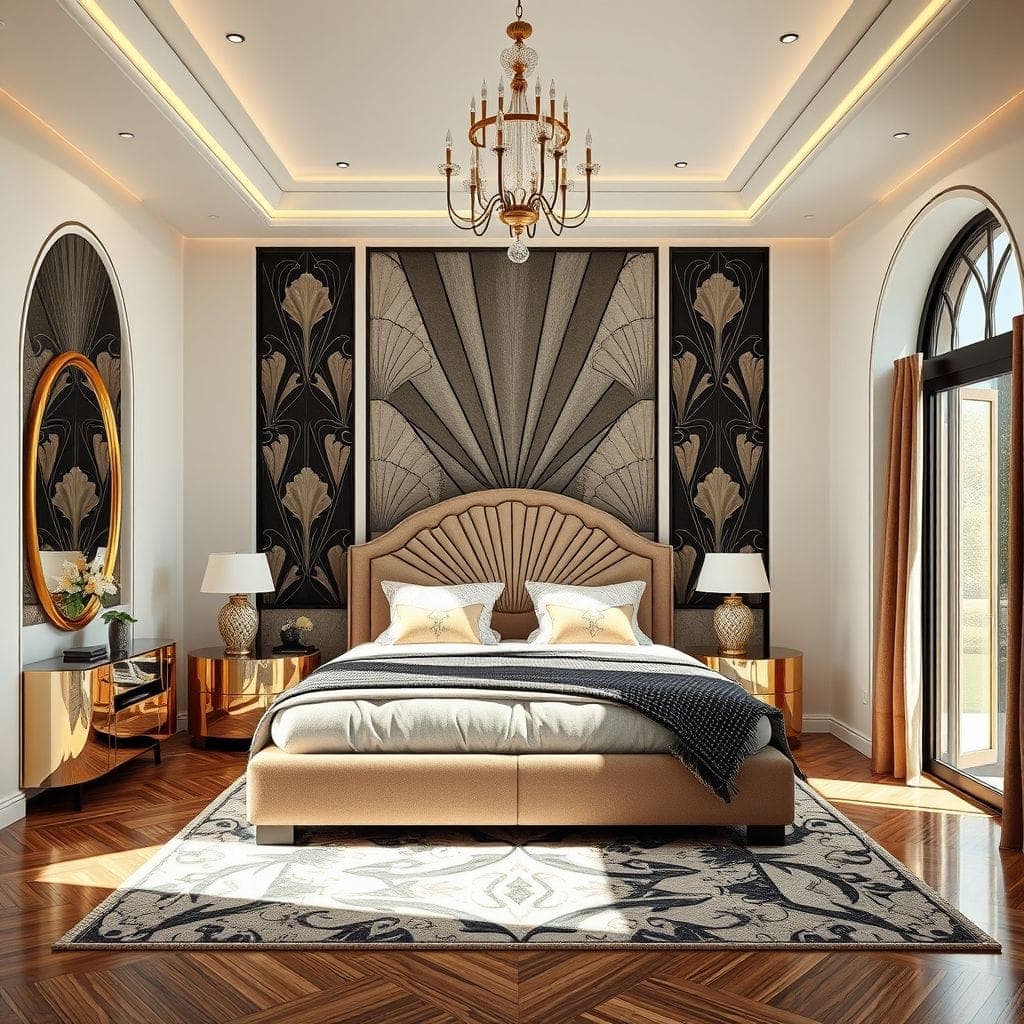 Art Deco Bedroom design example 2