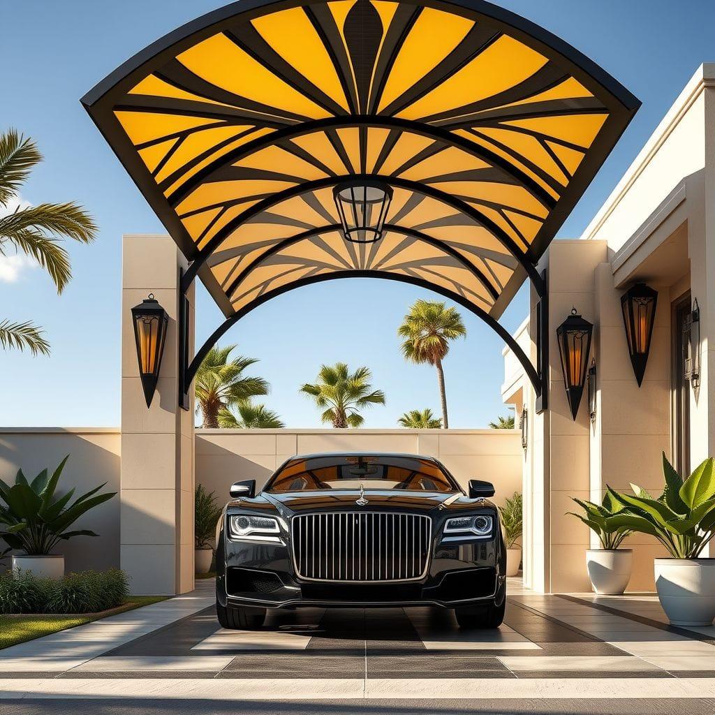 Art Deco Carport design example 4