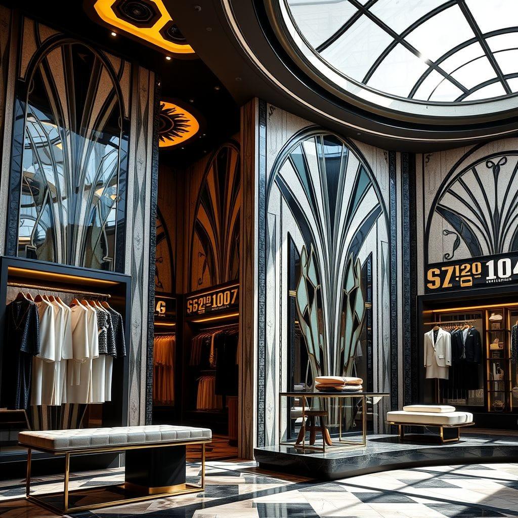 Art Deco Clothing Store design example 1