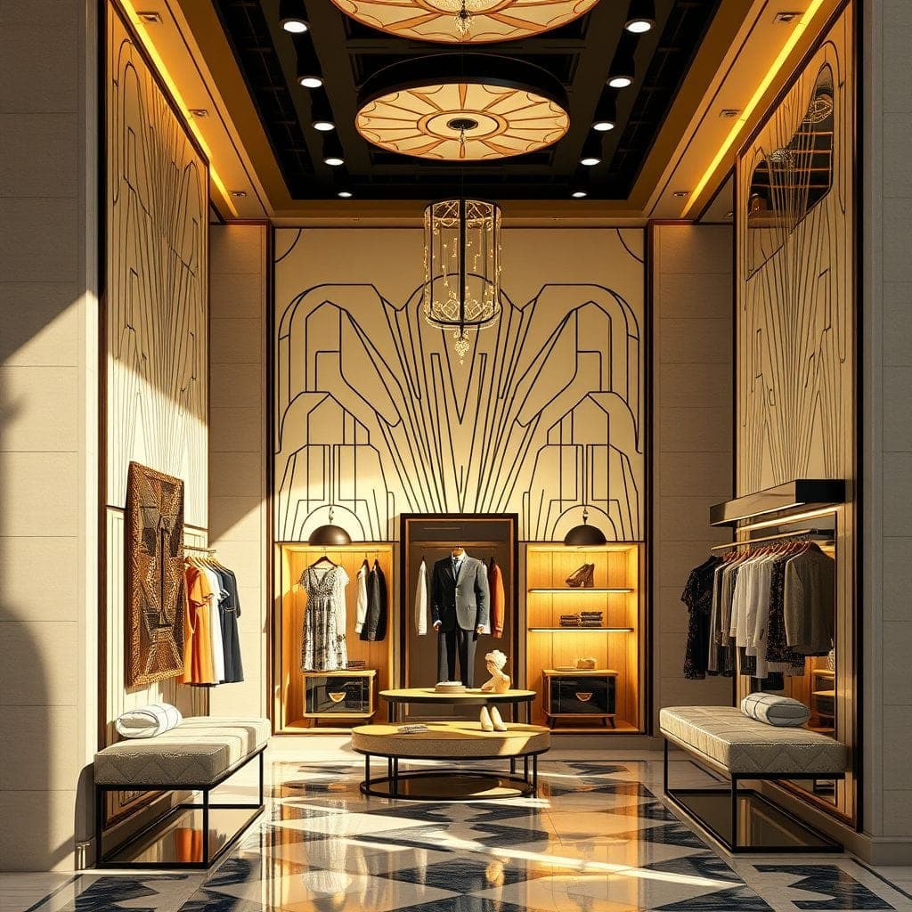 Art Deco Clothing Store design example 3