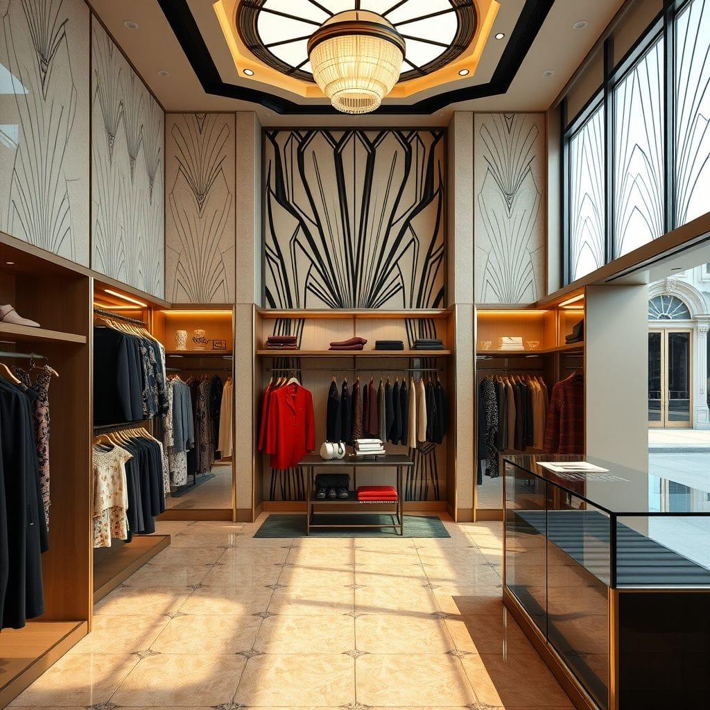 Art Deco Clothing Store design example 4