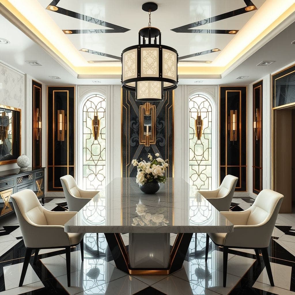 Art Deco Dining Room design example 2