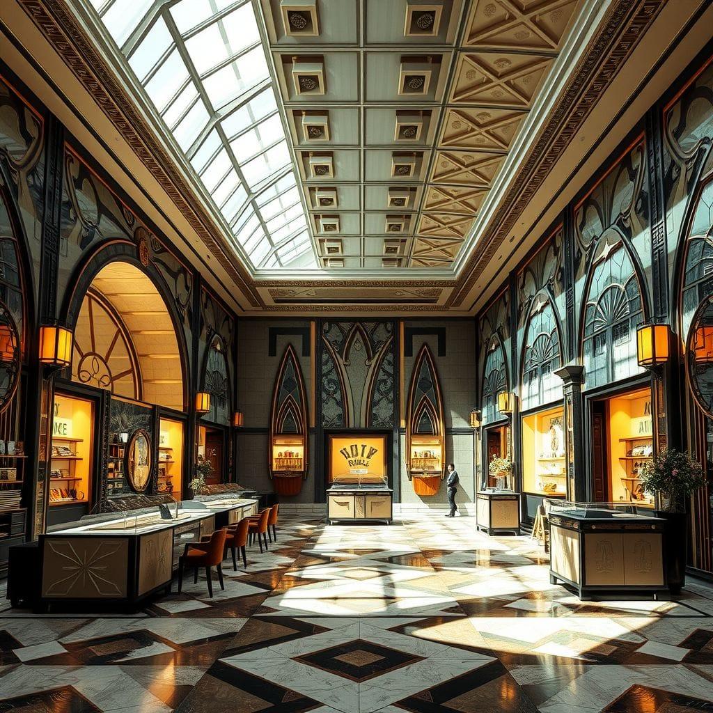 Art Deco Exhibition Space design example 2