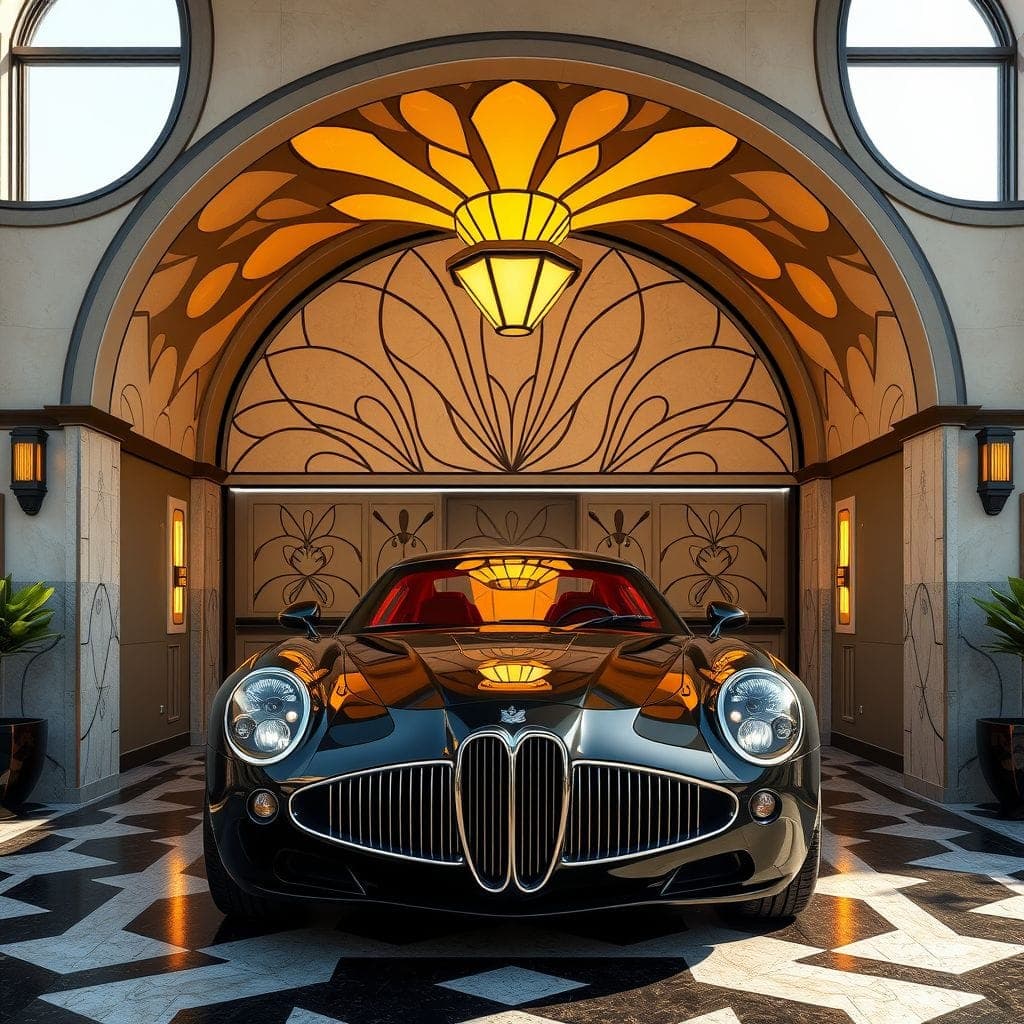 Art Deco Garage design example 1