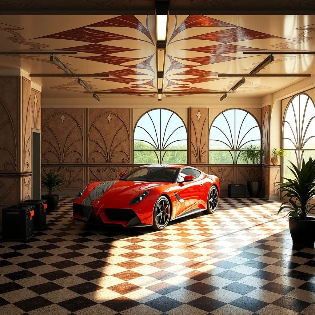 Art Deco Garage design example 2