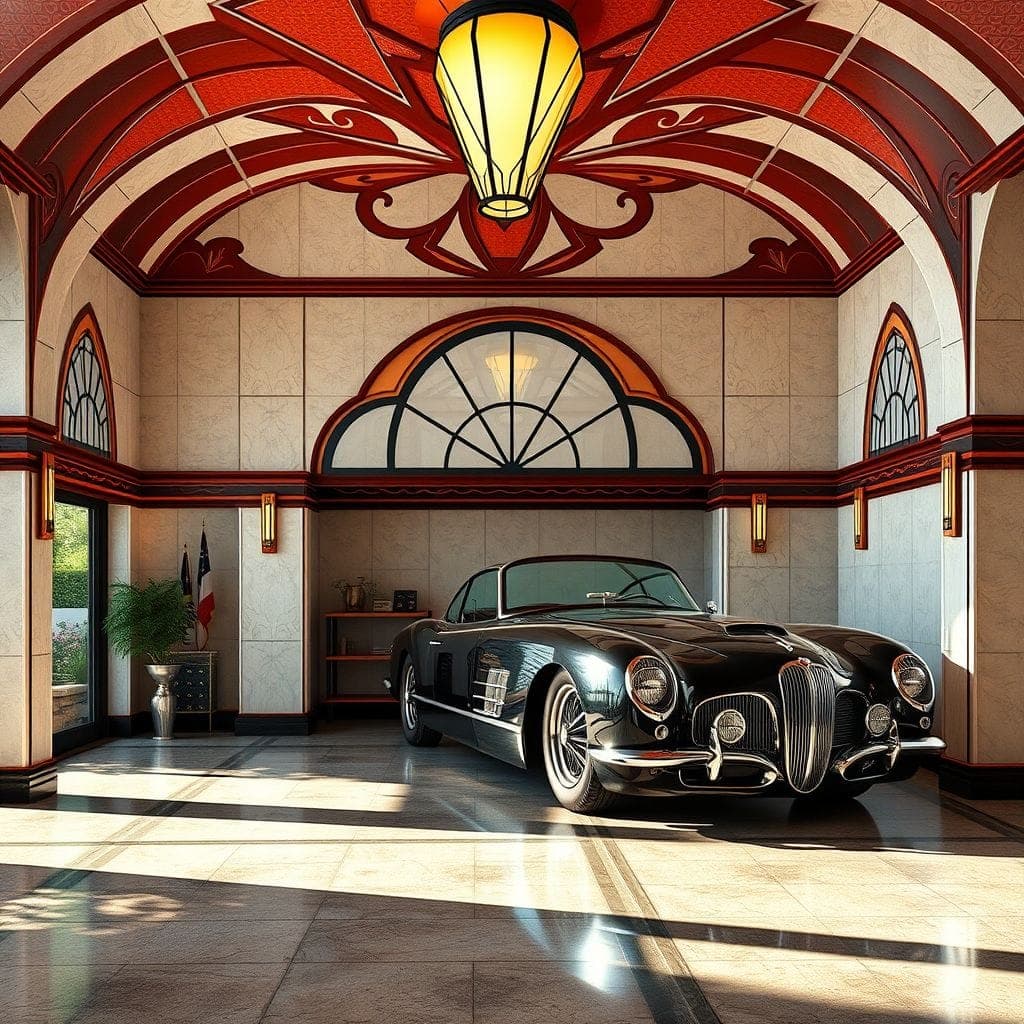 Art Deco Garage design example 3