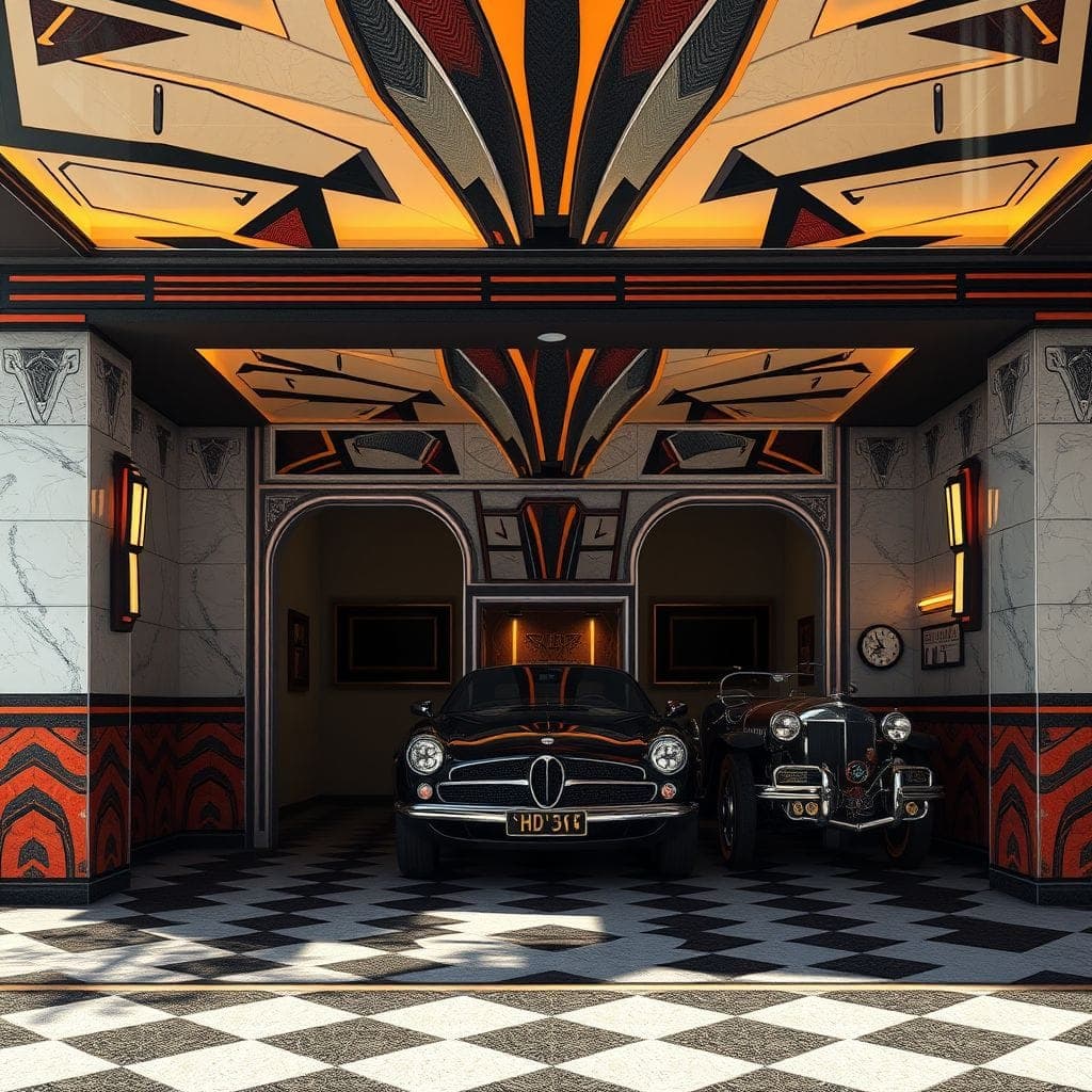 Art Deco Garage design example 4