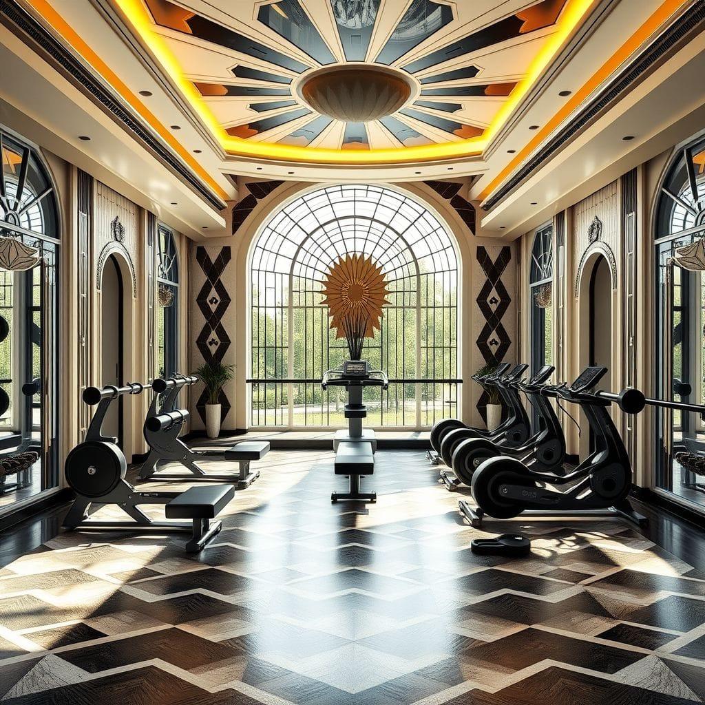 Art Deco Gym design example 2