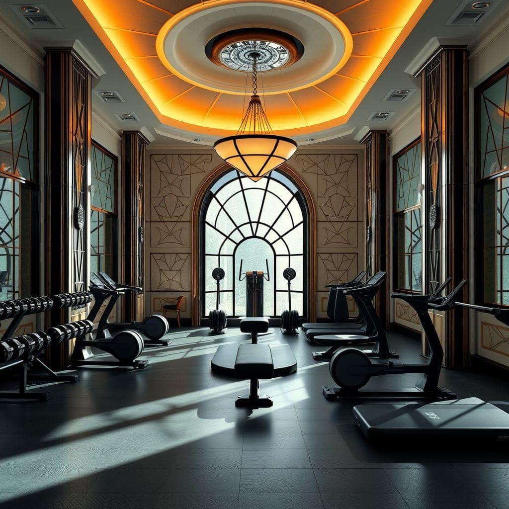 Art Deco Gym design example 3
