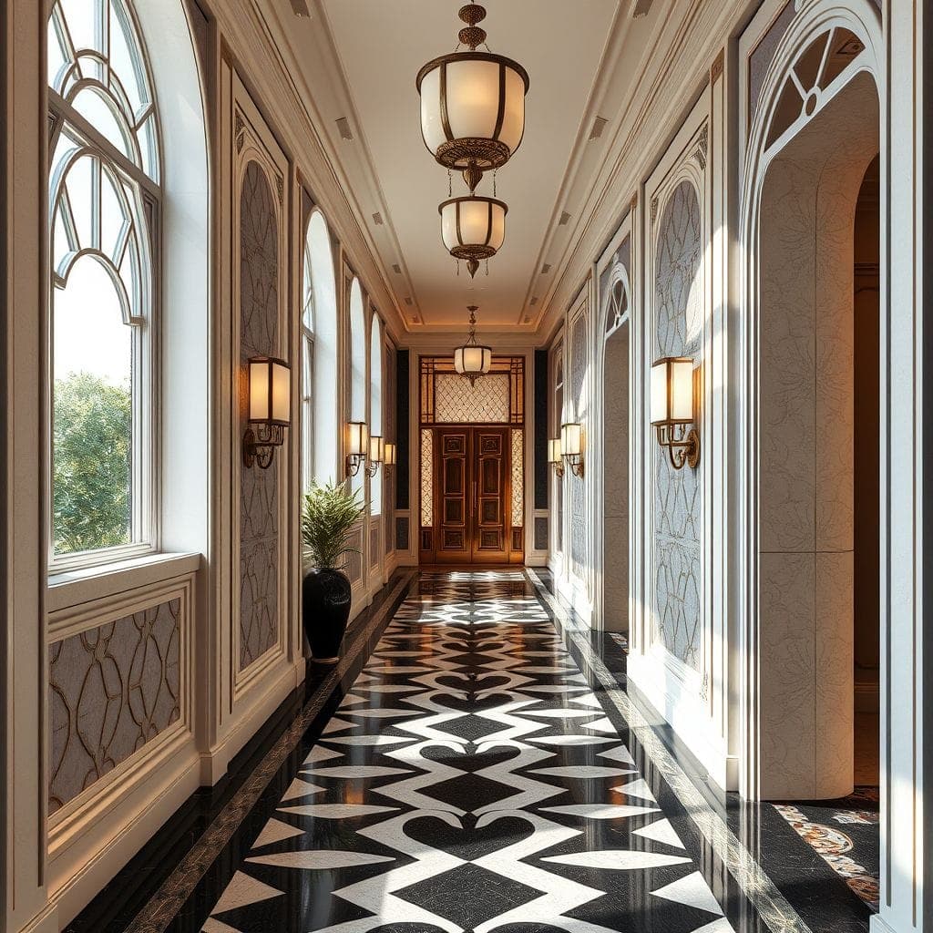 Art Deco Hallway design example 4