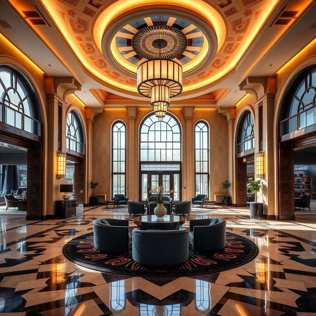 Art Deco Hotel Lobby design example 2