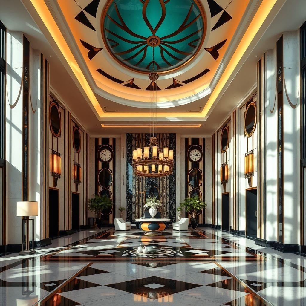 Art Deco Hotel Lobby design example 3