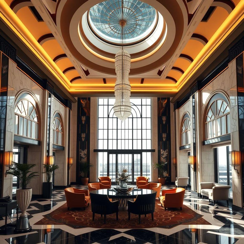 Art Deco Hotel Lobby design example 4