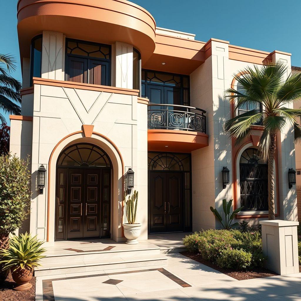 Art Deco House Exterior design example 1