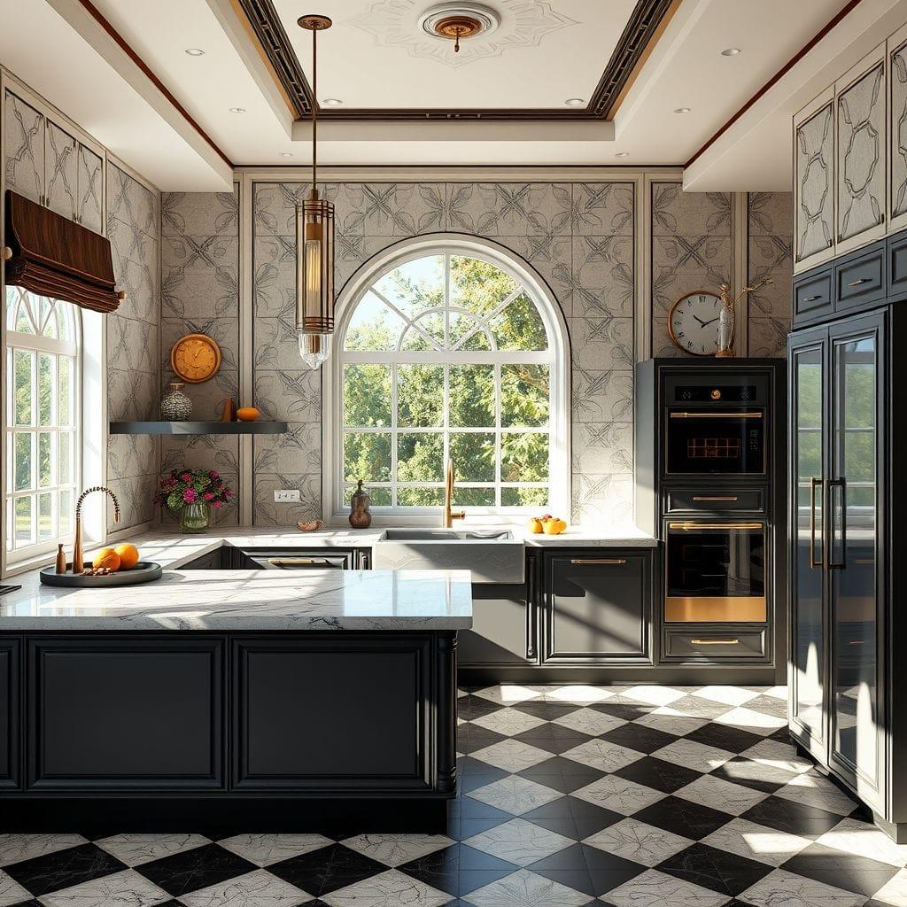 Art Deco Kitchen design example 1