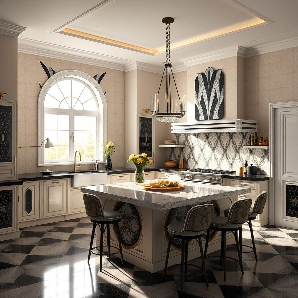 Art Deco Kitchen design example 4