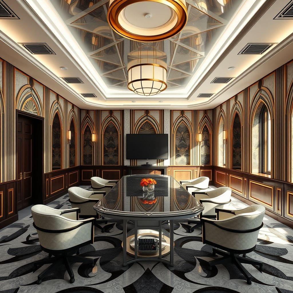 Art Deco Meeting Room design example 1