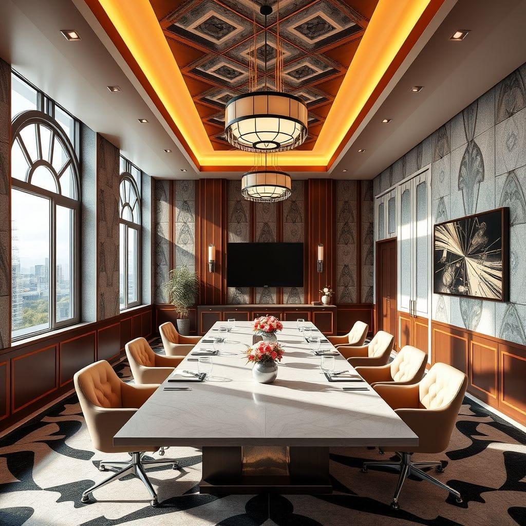 Art Deco Meeting Room design example 2