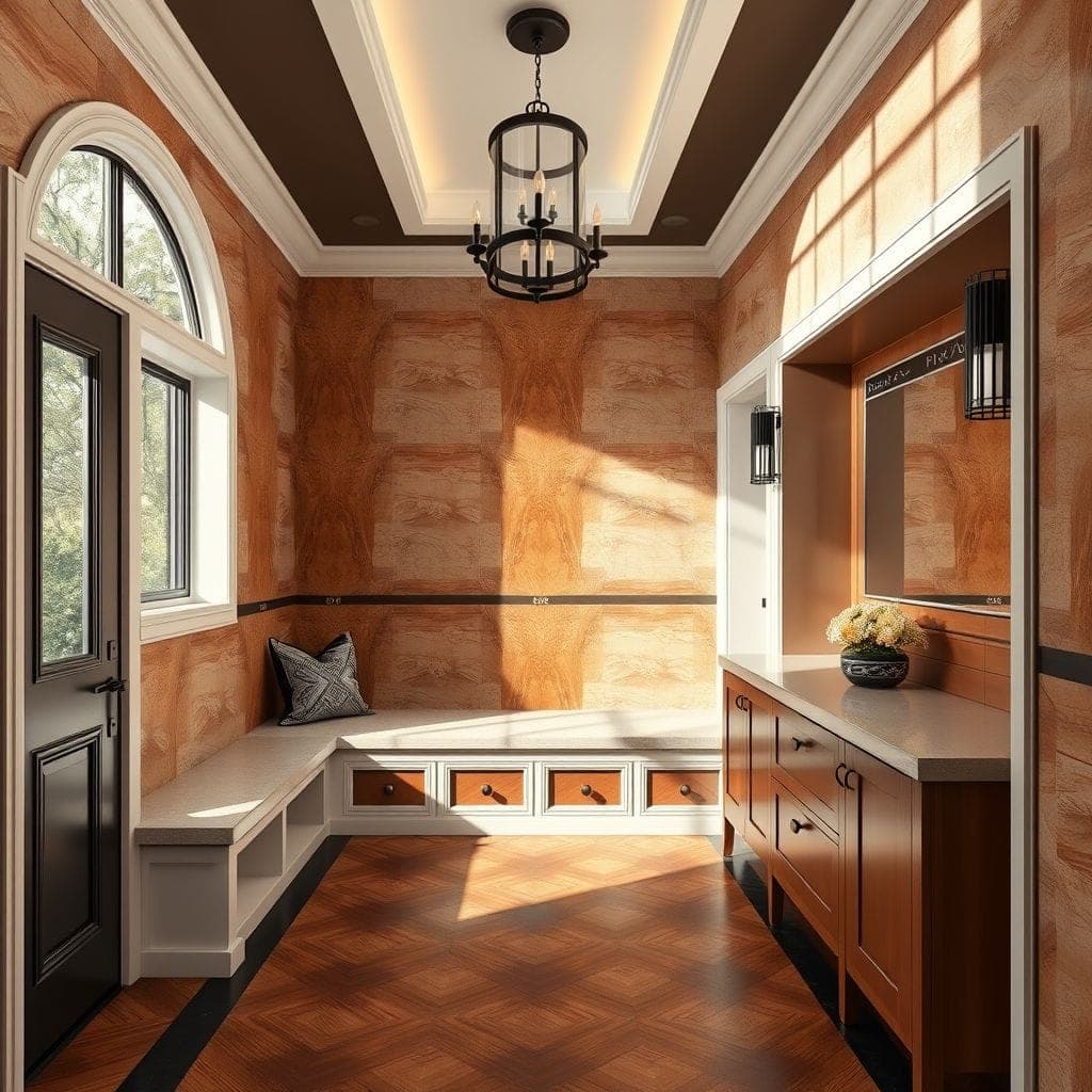 Art Deco Mudroom design example 2