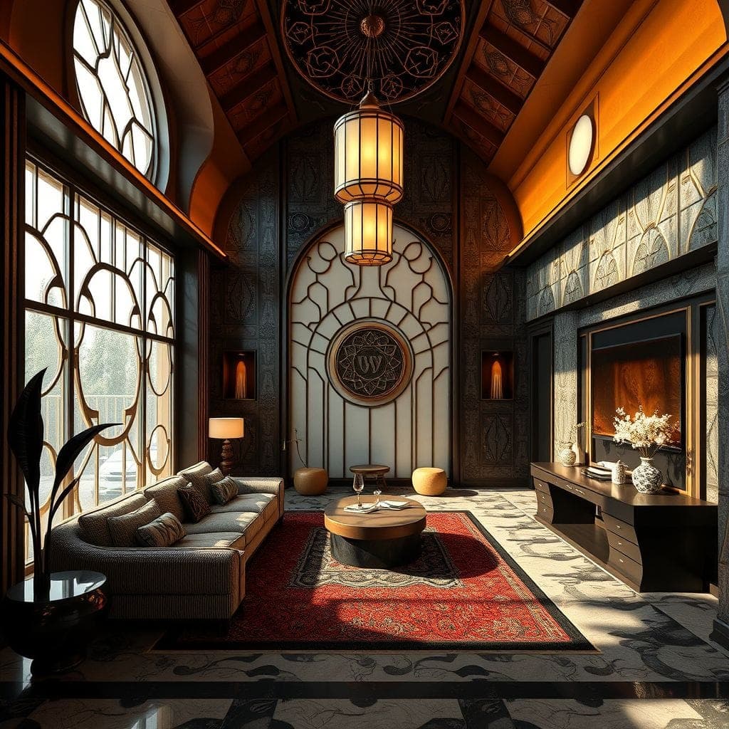 Art Deco Onsen design example 1