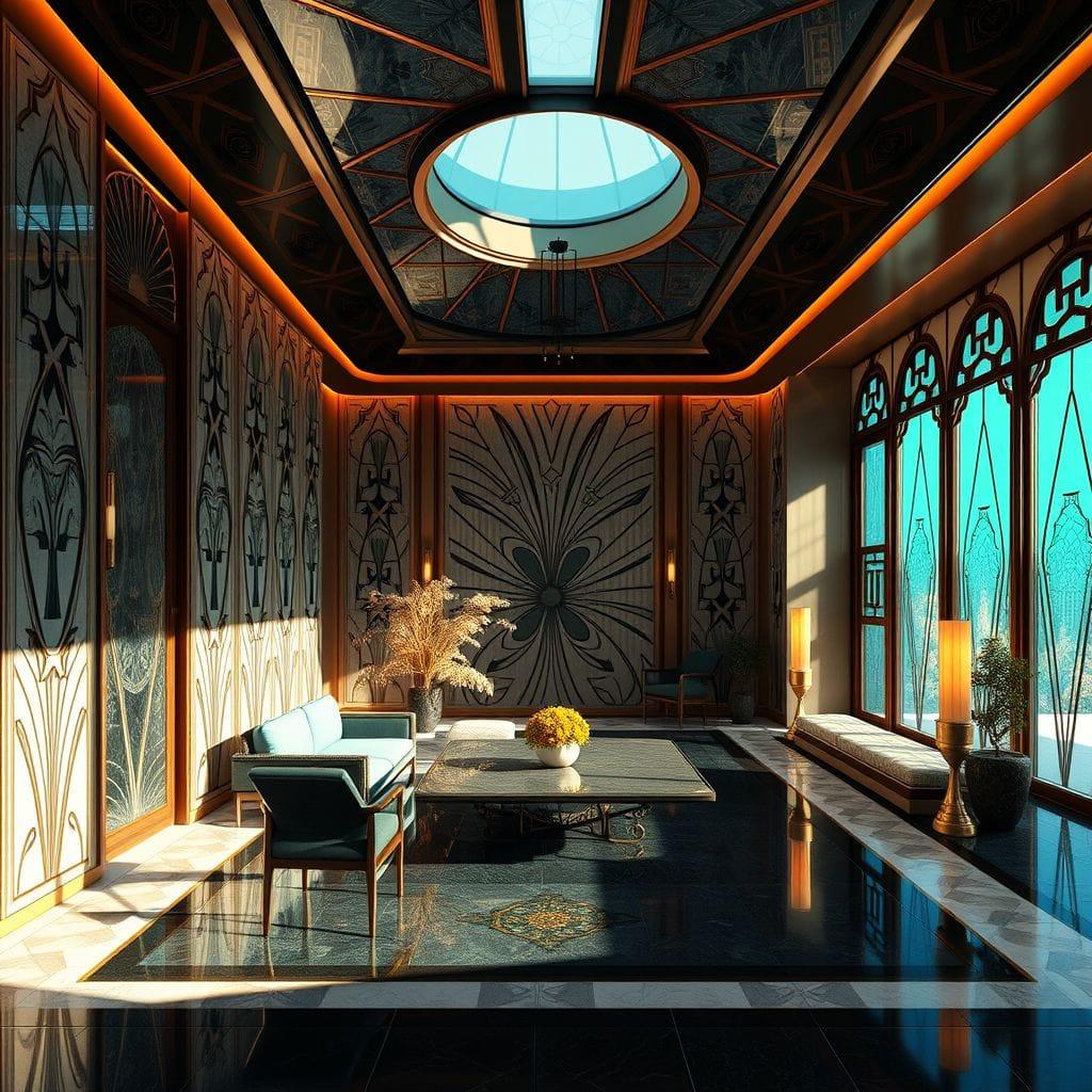 Art Deco Onsen design example 3