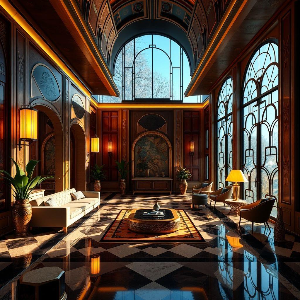 Art Deco Onsen design example 4