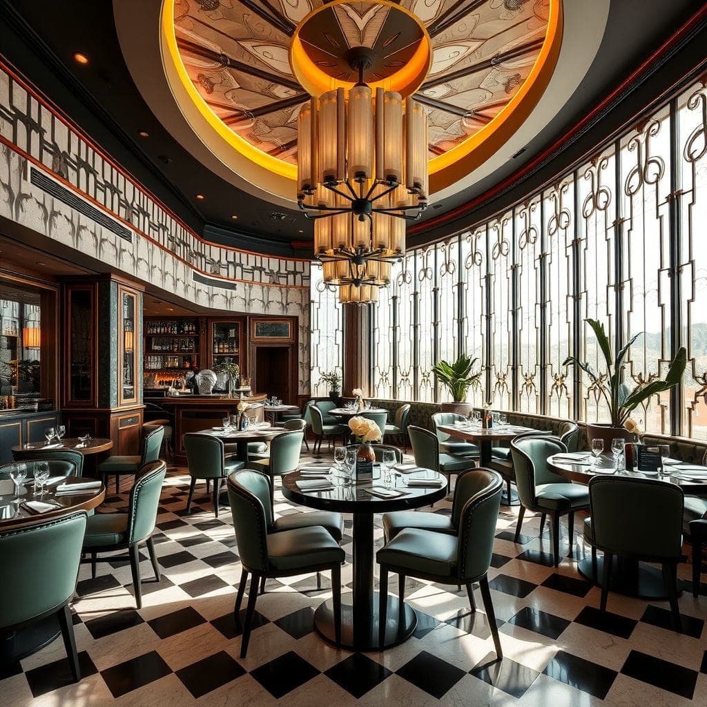 Art Deco Restaurant design example 1