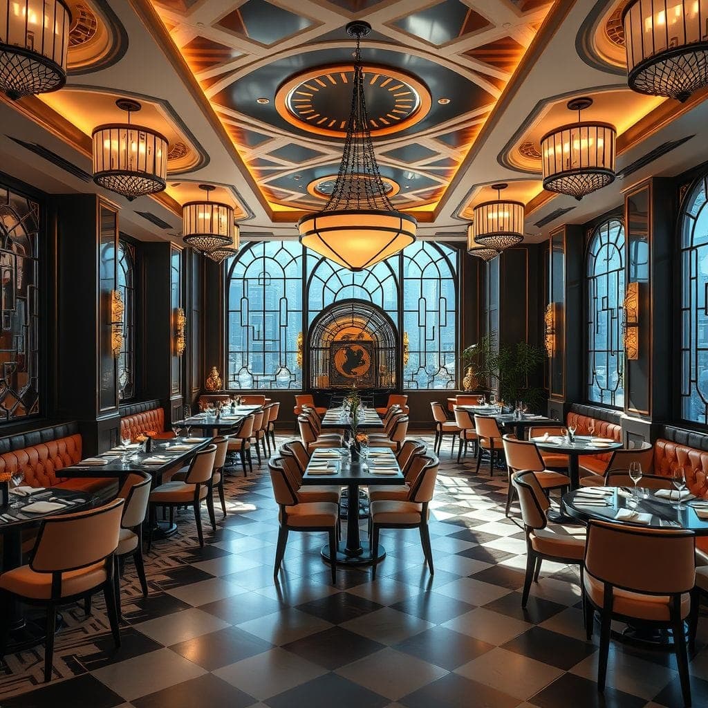 Art Deco Restaurant design example 3