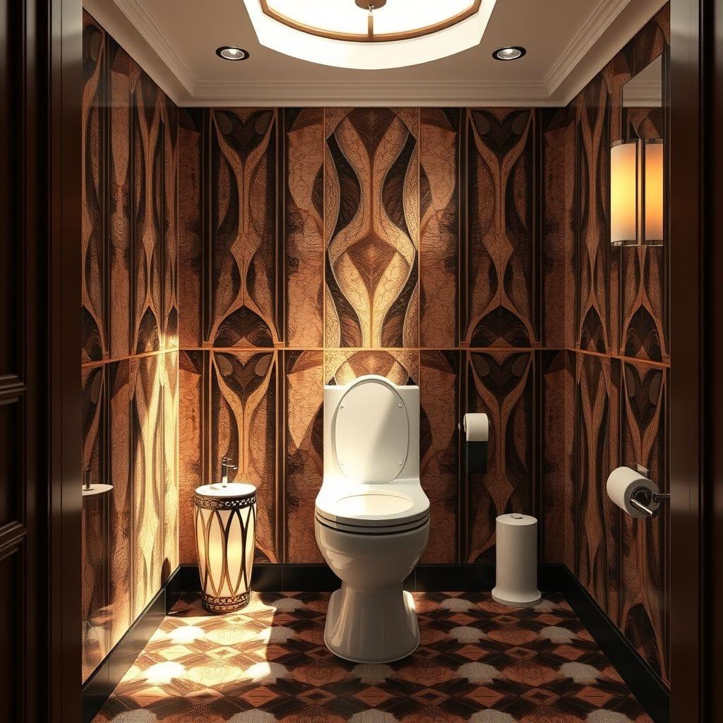 Art Deco Toilet design example 3