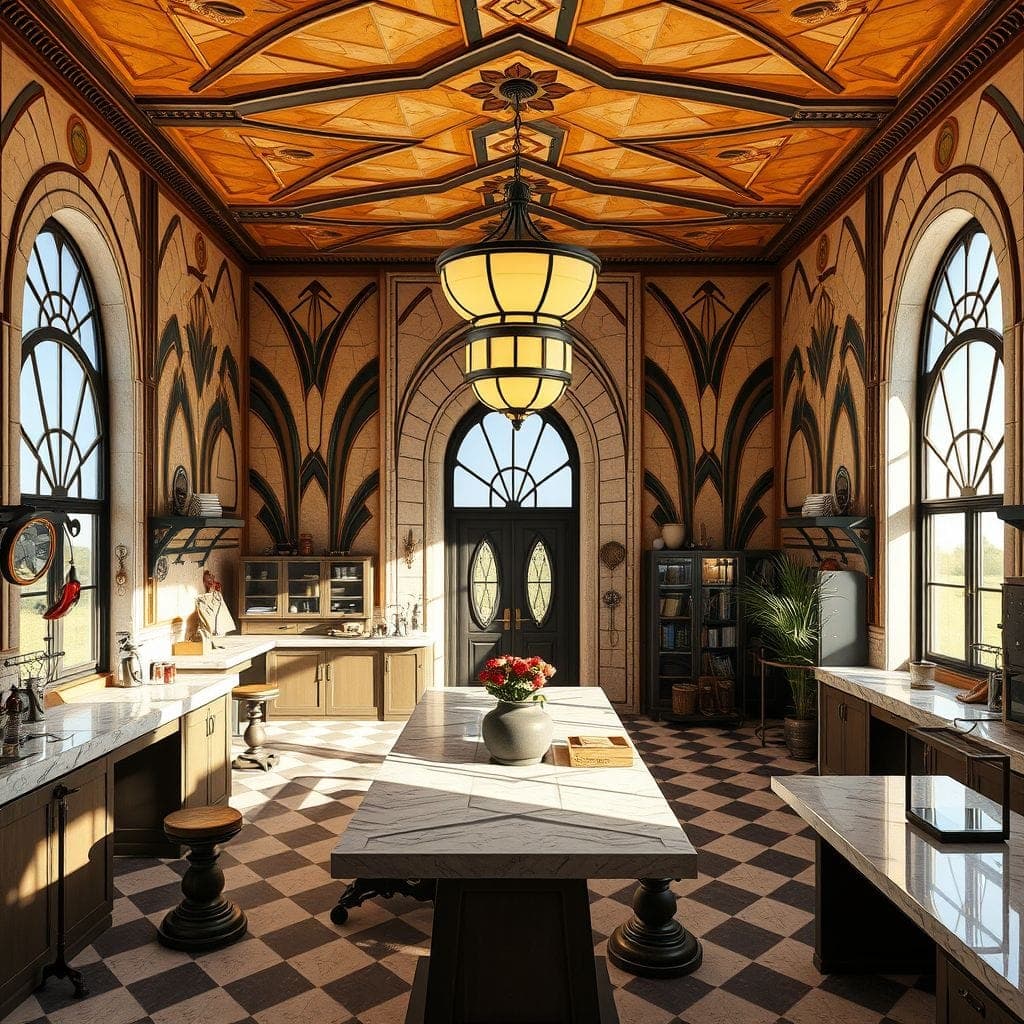 Art Deco Workshop design example 1